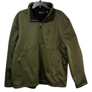 Swiss Tech Jacket‎ Green Wind/Water Resistant Size XL EUC